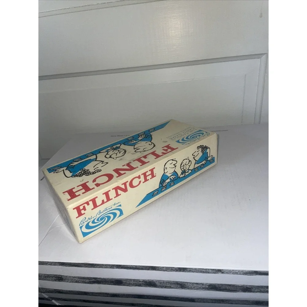 Vintage 1963 Flinch Card Game W Full‎ Deck, Original Card Holder & Instructions!